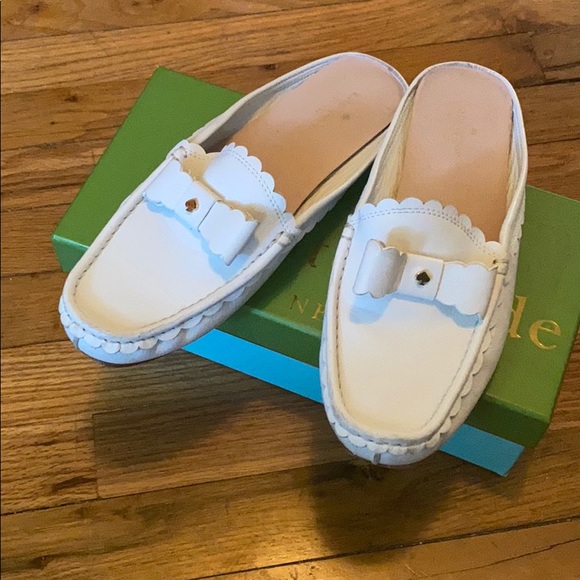 kate spade Shoes - EUC Kate Spade “Maggie” leather loafer slides